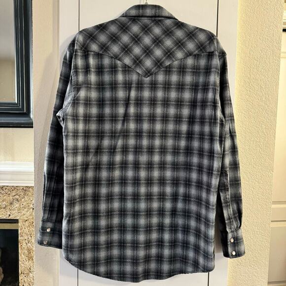 Vintage Pendleton High Grade Western Shirt Men Plaid Pearl Snap Wool Sz Medium - Picture 2 of 9